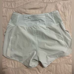 white lululemon shorts